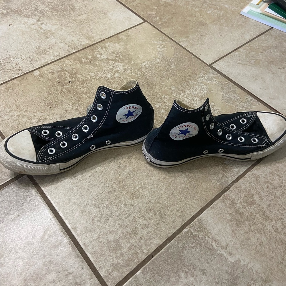 Black womens converse